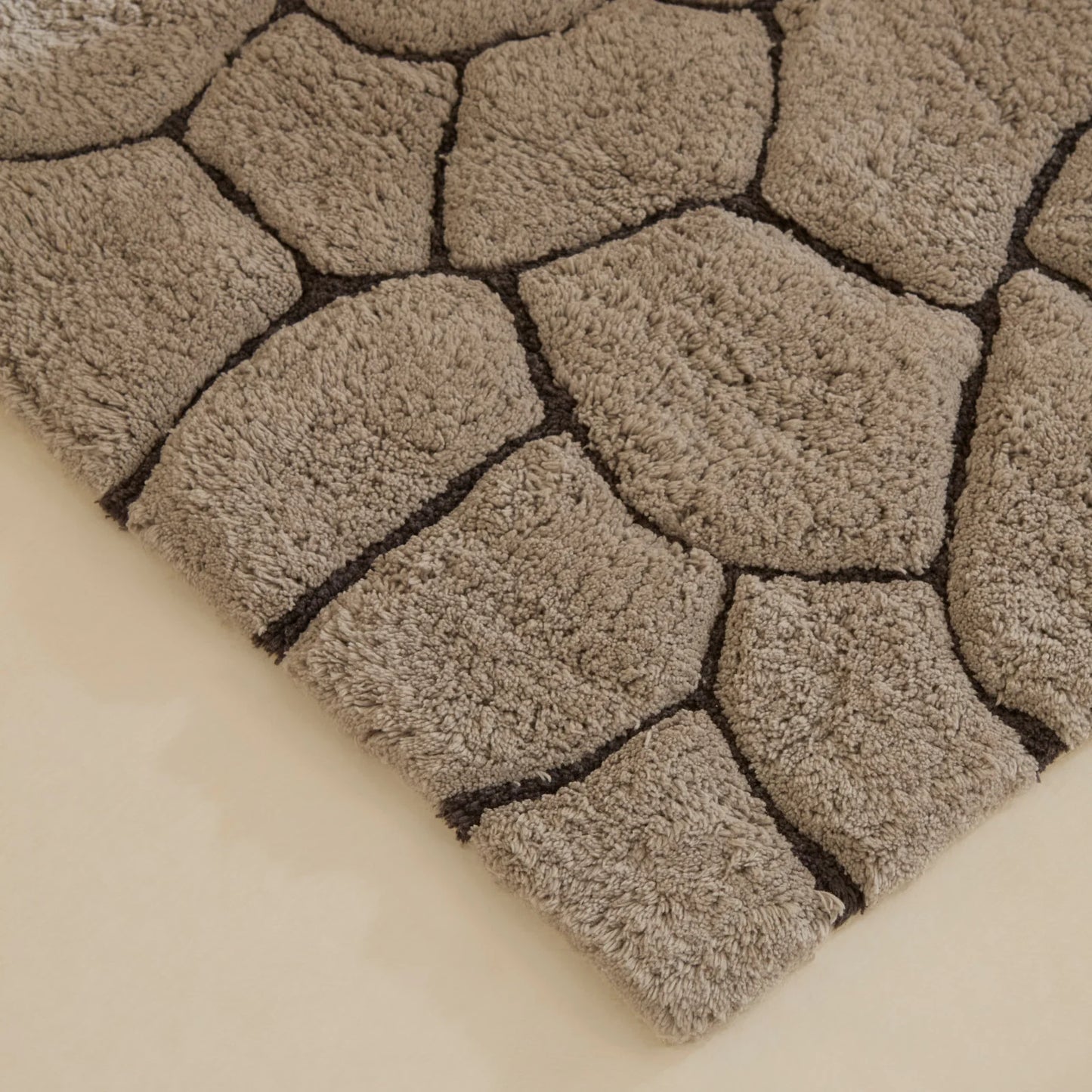 Karaca Stone Badematte, 50x80cm, Grey
