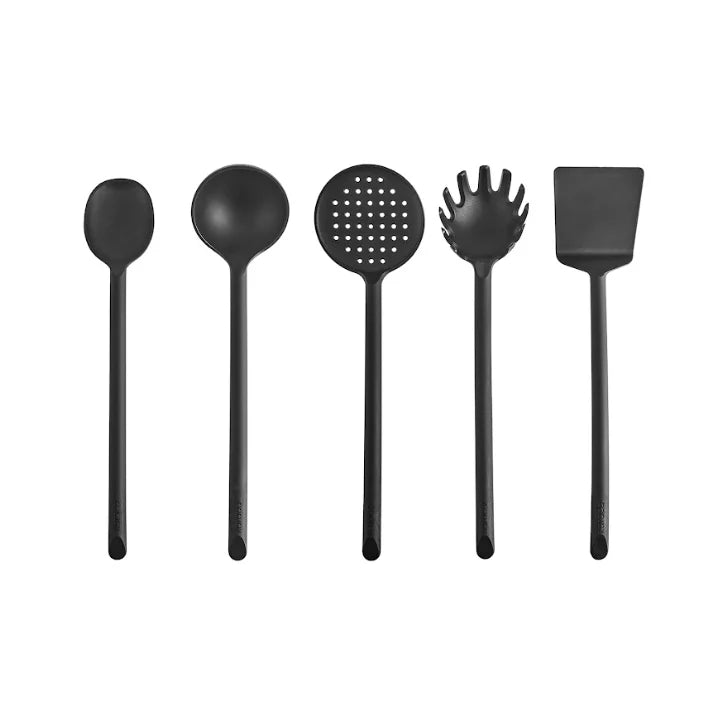 Karaca Simple 5-teiliges Küchenutensilien-Set, Schwarz