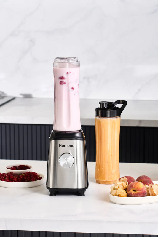 Homend Mixfresh Smoothie Blender Edelstahl 350W