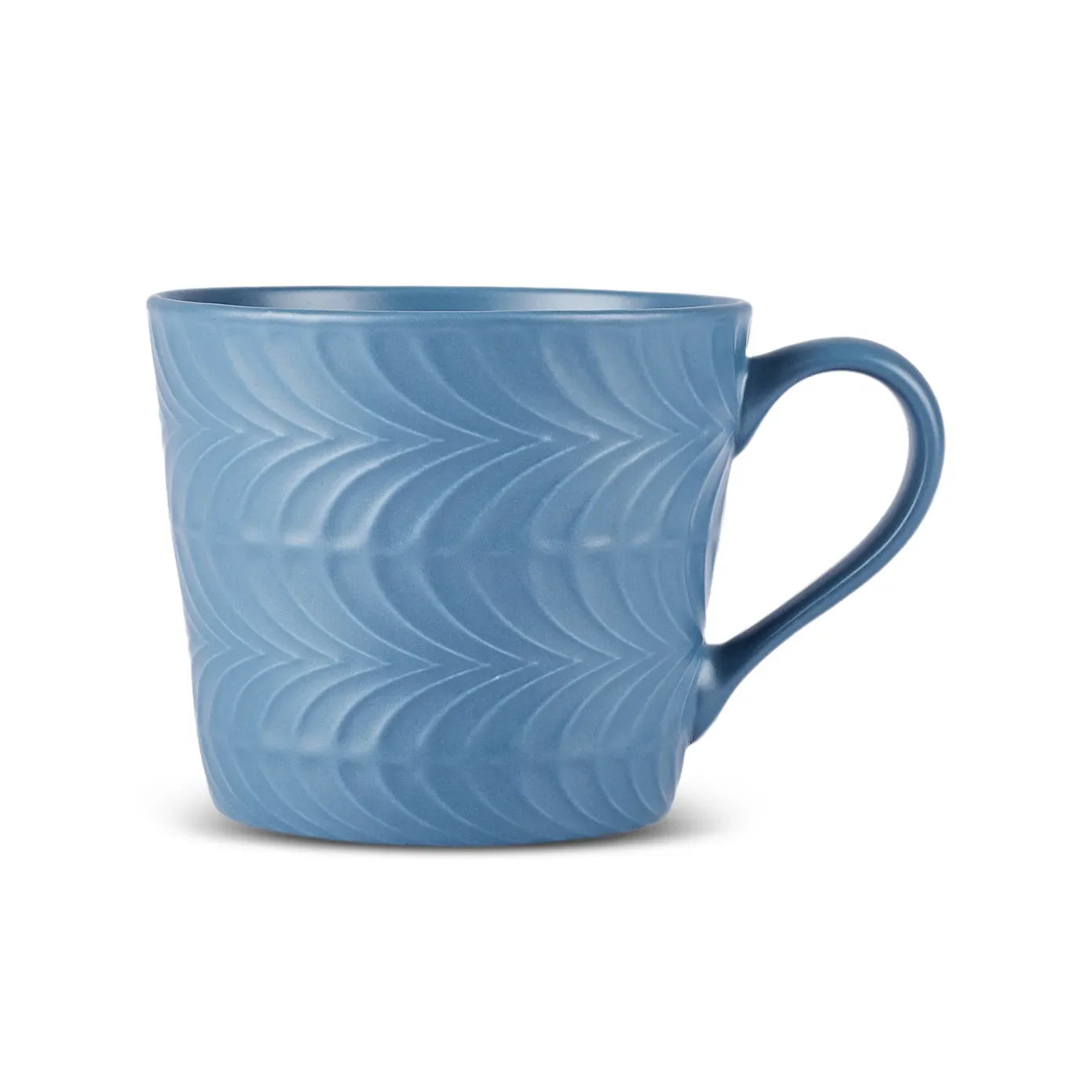 Karaca Lily Blau & Weiß Embos Set 320 ML
