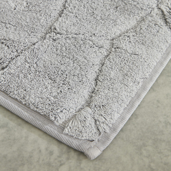 Karaca Home Elegant Badematte, Grau, 2tlg