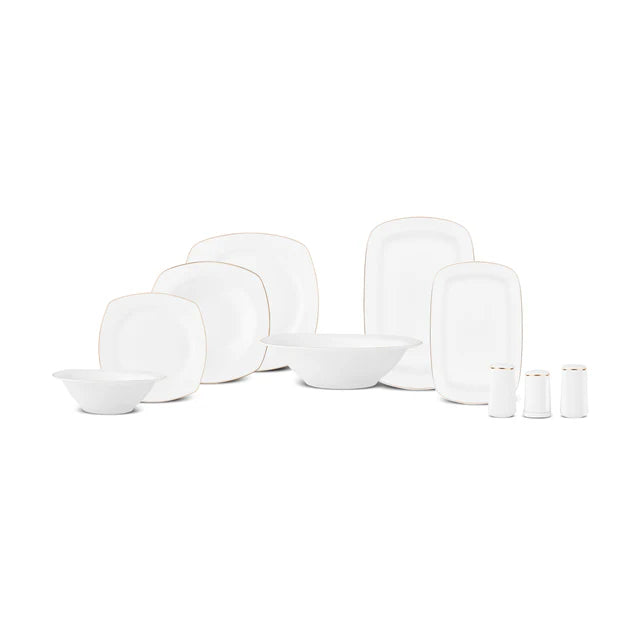 Karaca Timeless Dinner-Set für 12 Personen, 59tlg, Gold