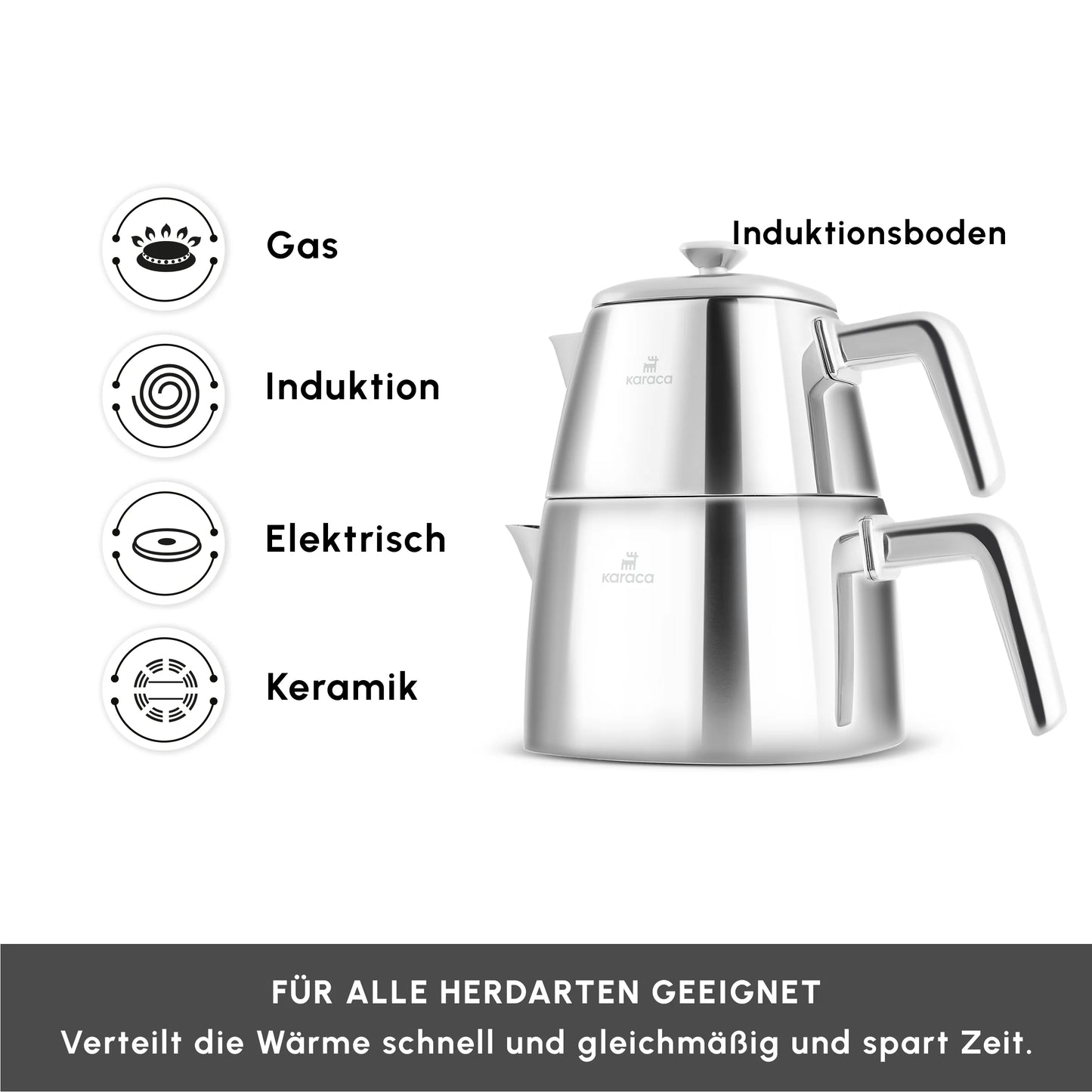 Karaca Brewinox Teekannen Set