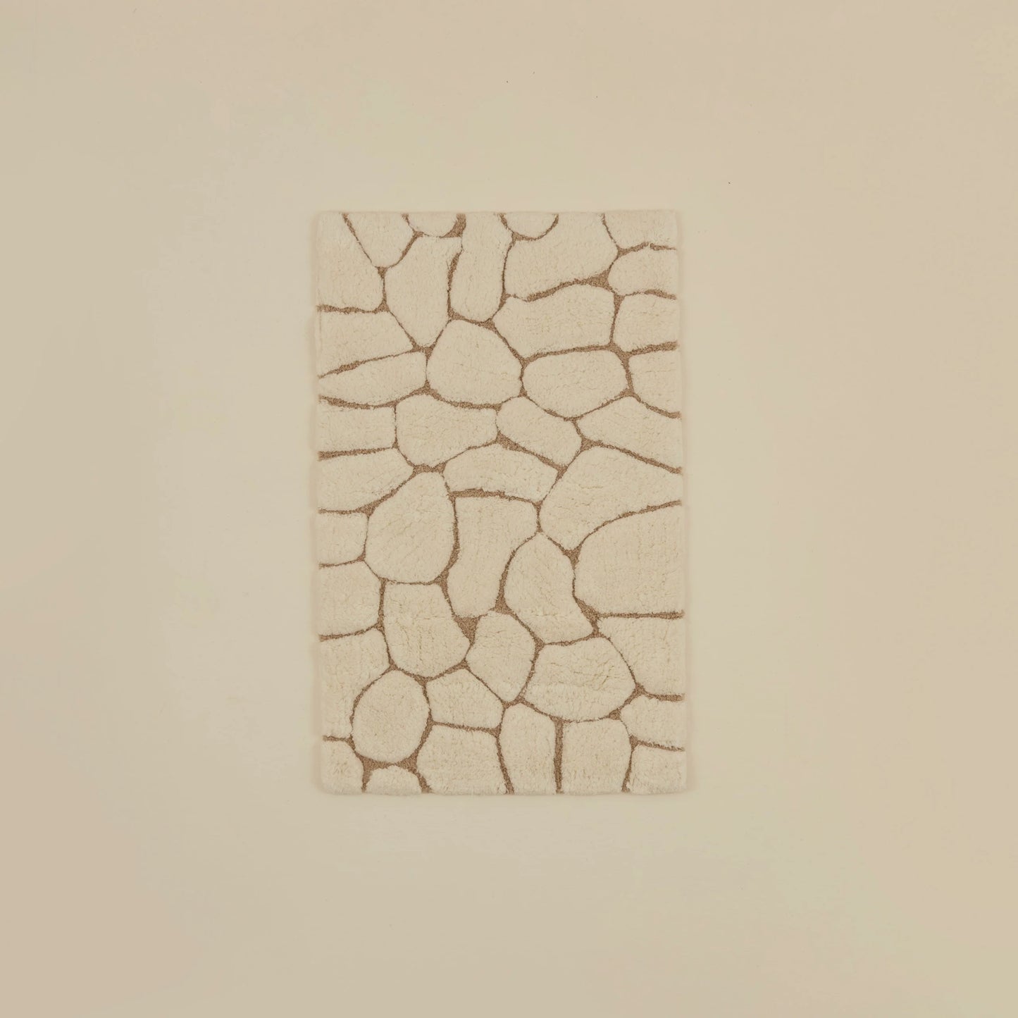 Karaca Stone Badematte, 50x80cm, Offwhite