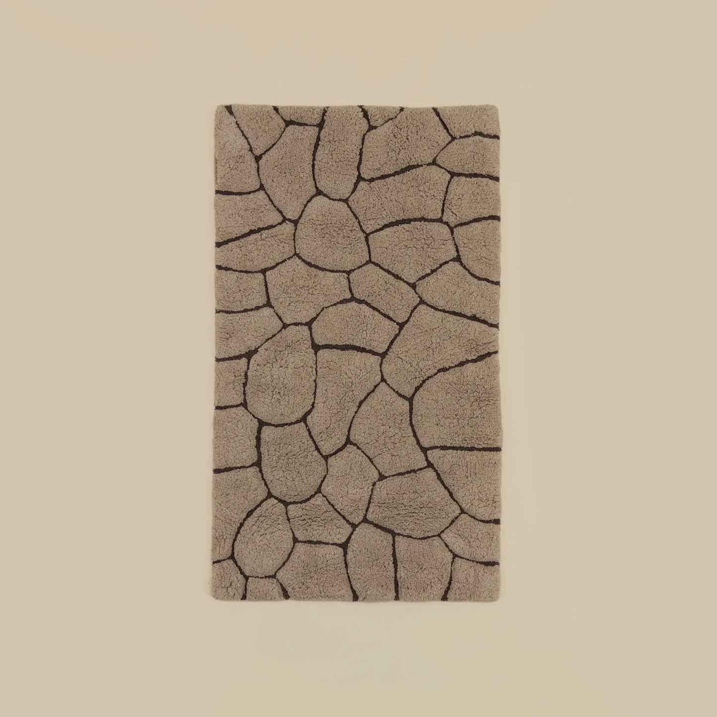 Karaca Stone Badematte, 60x100cm, Grey
