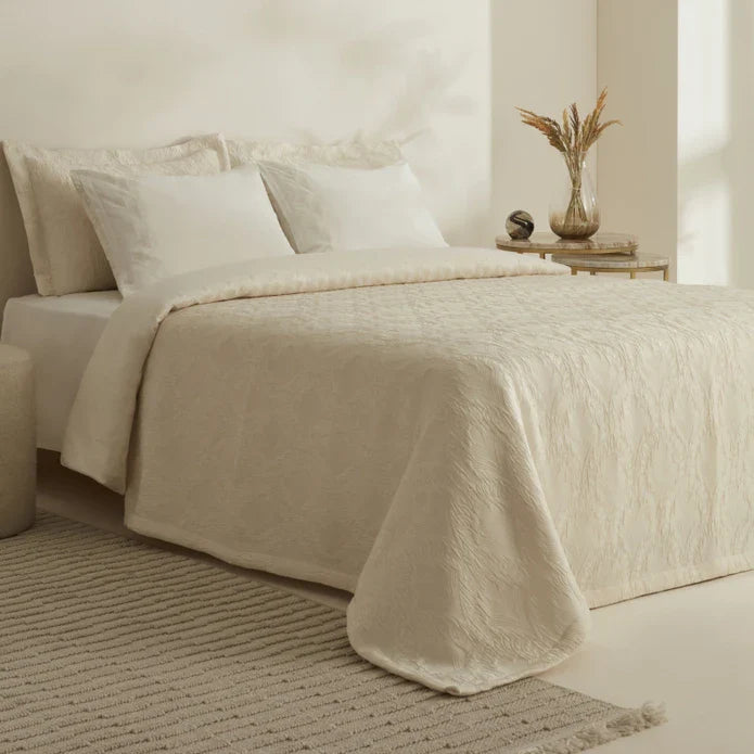 Karaca Home Ruby Doppelbett Duvet Set Ecru