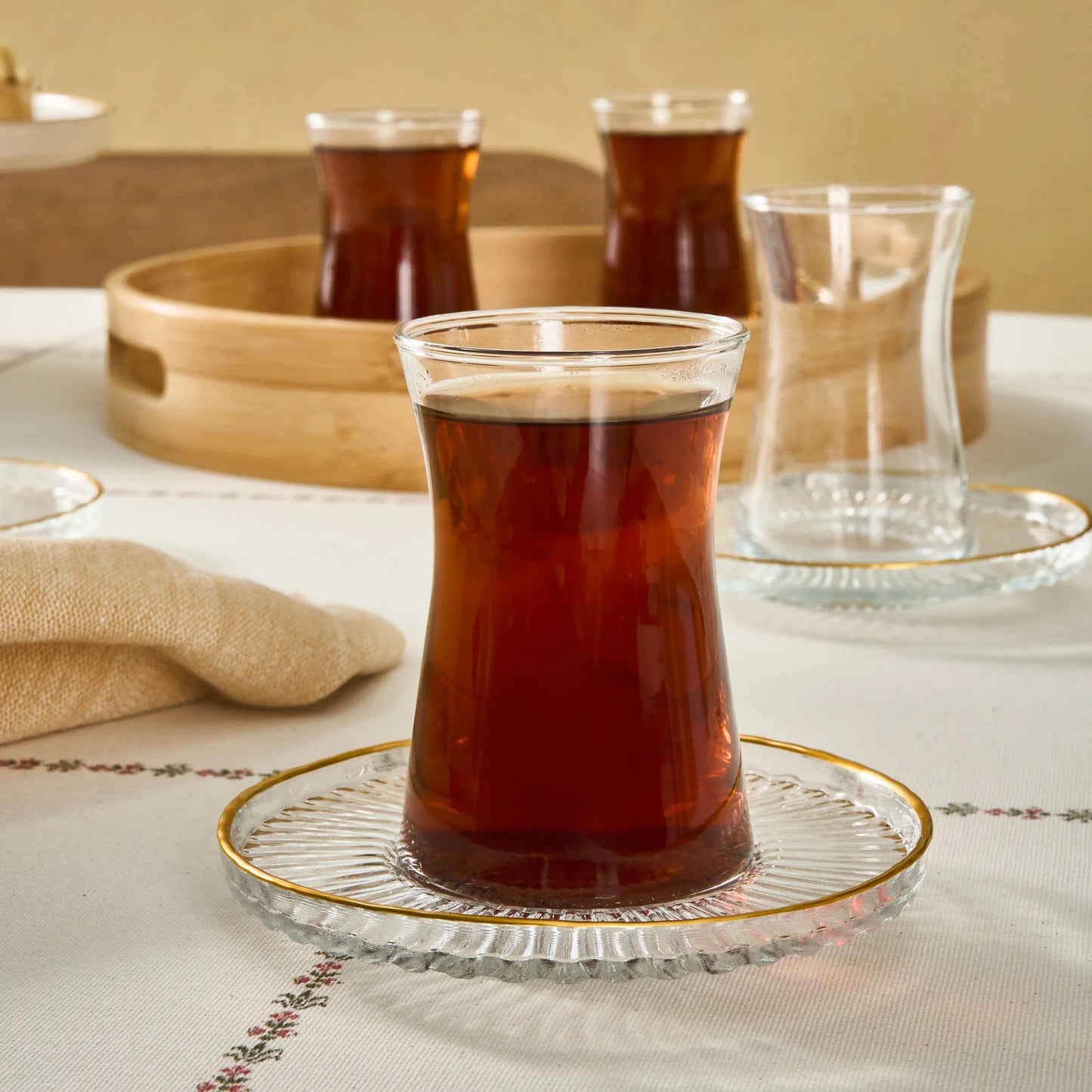 Karaca Nilüfer 12-teilige Teeset