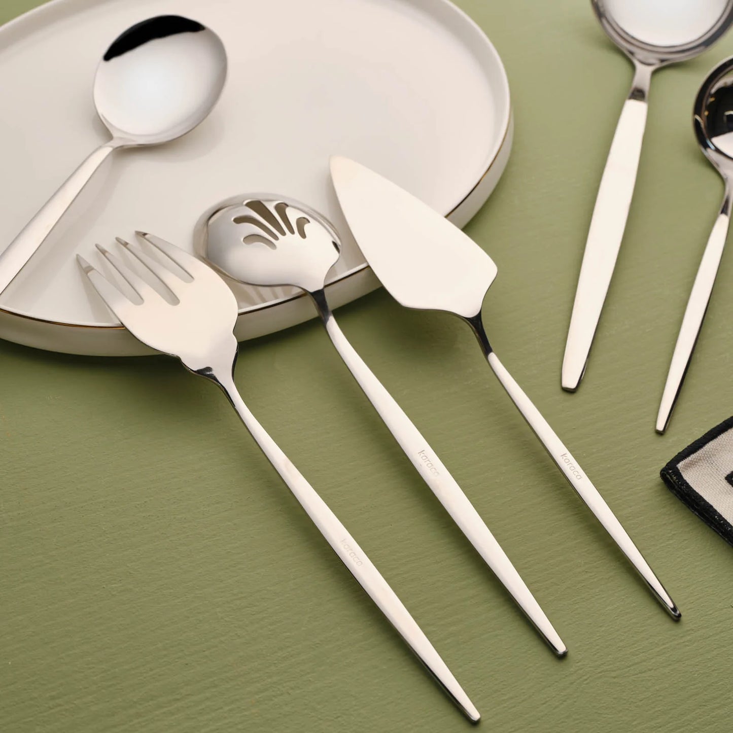 Karaca Orion Platin 7-Teiliges Servierset