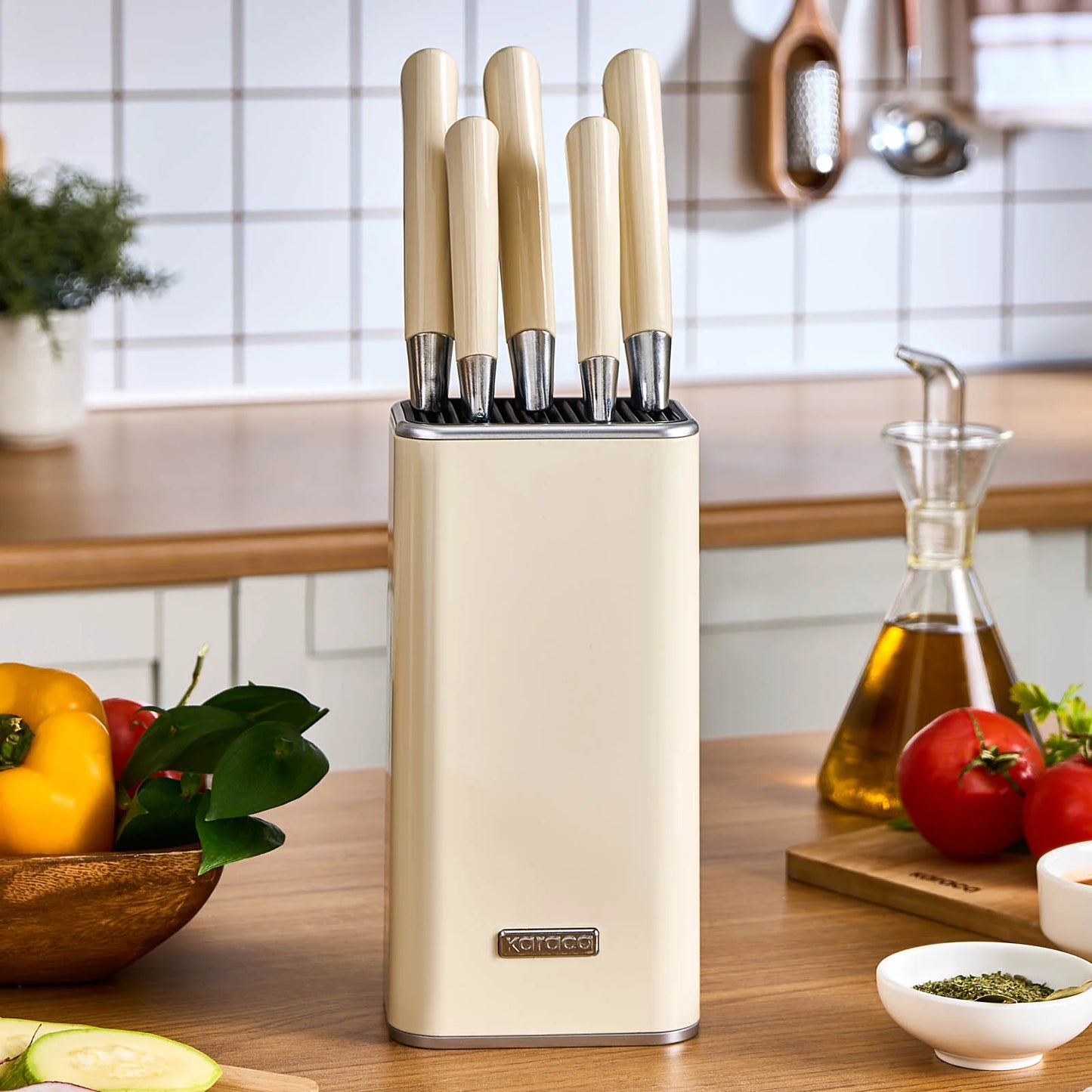 Karaca Mastersharp Messerset, Creme