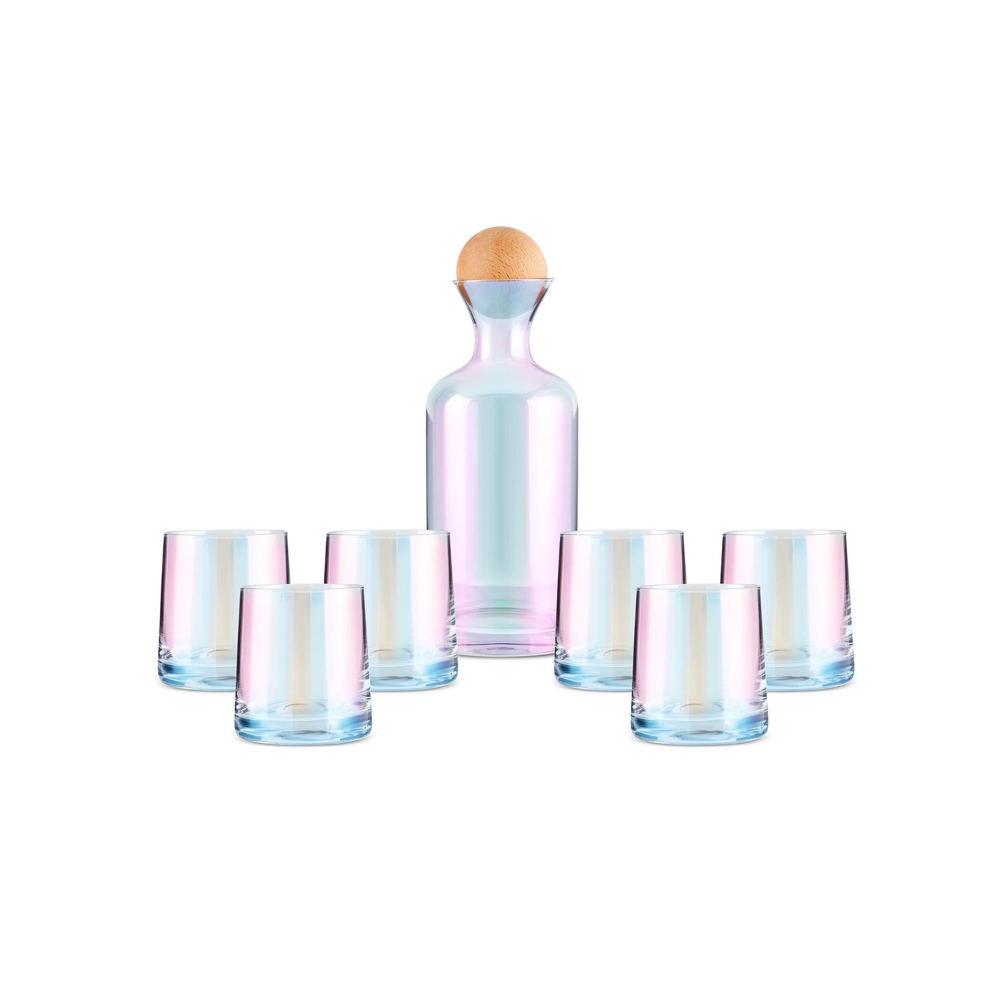 Karaca Jules 7-teiliges Wasserset mit Perlmuttglanz