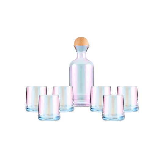 Karaca Jules 7-teiliges Wasserset mit Perlmuttglanz