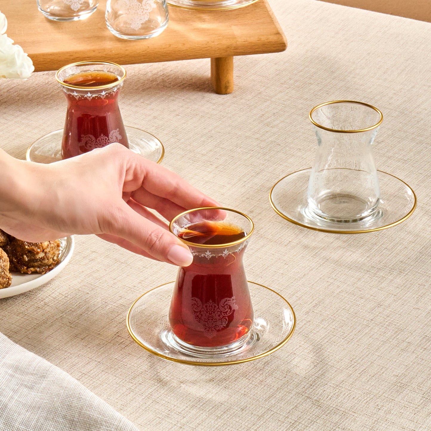 Karaca Gent 12-teiliges Teeservice für 6 Personen
