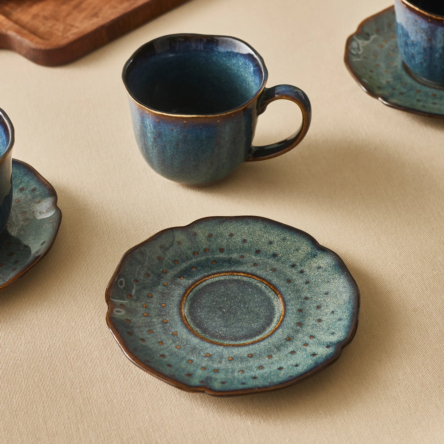Karaca Bryggen Reaktiv 250 Ml Teetasse für 6 Personen