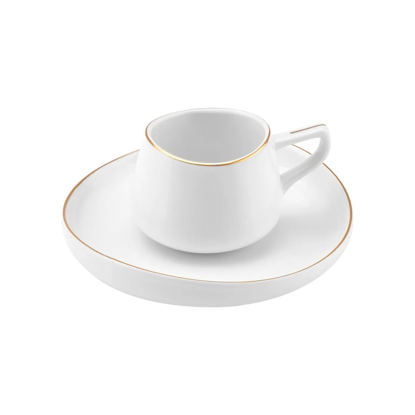 Karaca Hole Porzellan Mokkatassen Set für 6 Personen 90ml