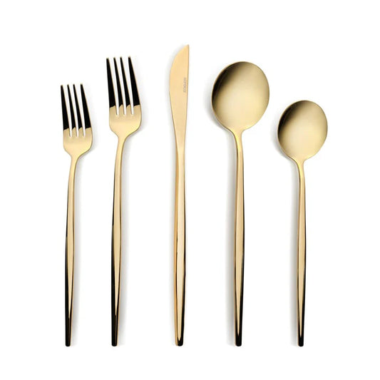 Karaca Orion Shiny Gold 6-Personen 30-teiliges Besteckset