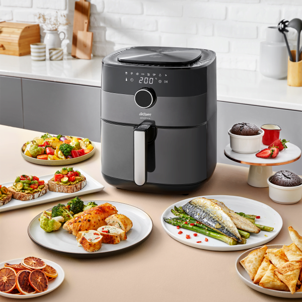 Arzum Airfryer XL, 1750 W, Chrome