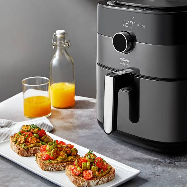 Arzum Airfryer XL, 1750 W, Chrome