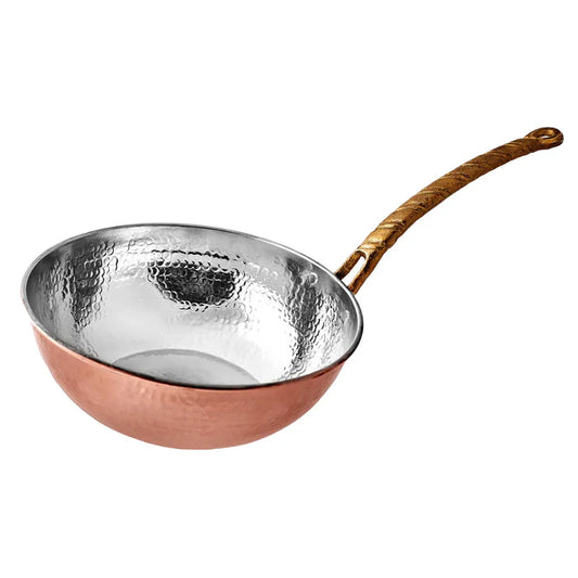 Karaca Alacahöyük Kupfer Wok Pfanne 24 cm
