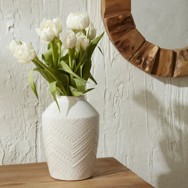 Karaca Home Angel Vase, Weiß