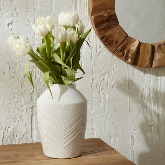 Karaca Home Angel Vase, Weiß