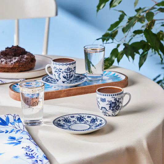 Karaca Aster Kaffeetasse für 2 Personen