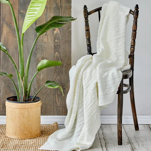 Karaca Home Strickdecke 130x170 cm, Bone