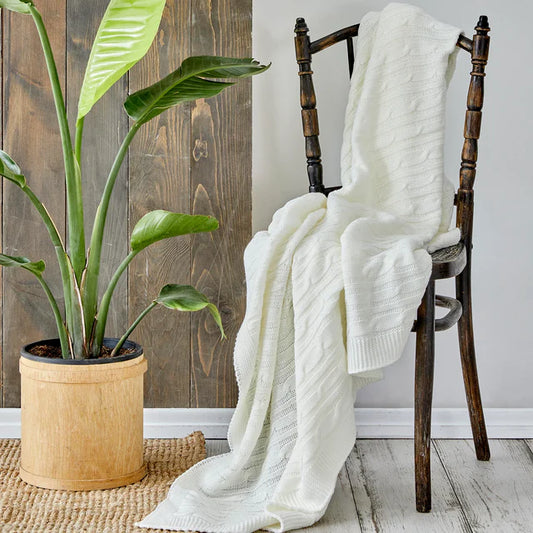 Karaca Home Strickdecke 130x170 cm, Bone