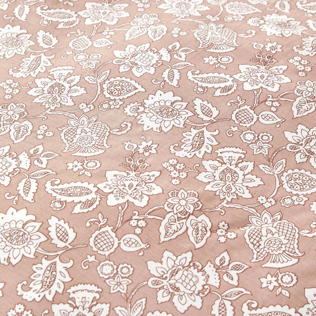 Karaca Home Celerina Rosa 100% Baumwolle Double Fitted Bettbezug Set
