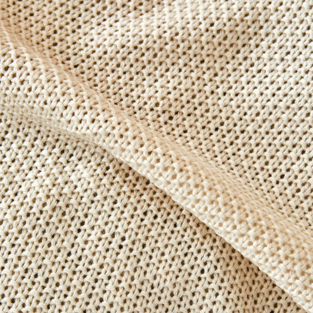 Karaca Home Häckeldecke 130x170cm , Stone