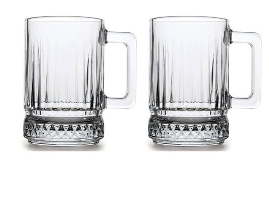 Pasabahce Elysia 2er Glastasse mit Henkel, 250cc