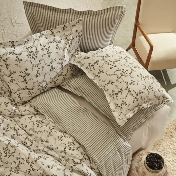 Karaca Home Ivy Haki Einzelbett-Bettwäsche-Set