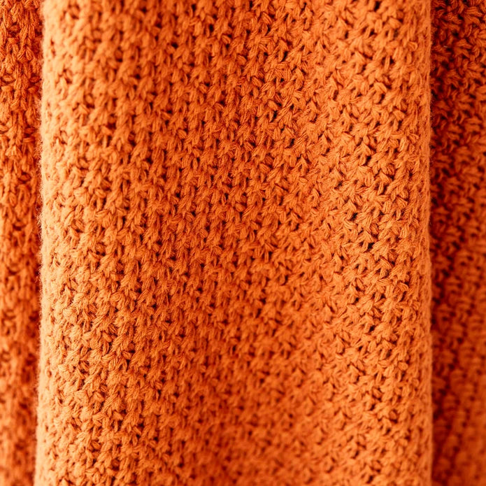 Karaca Home Back To Basic Strickdecke, Orange