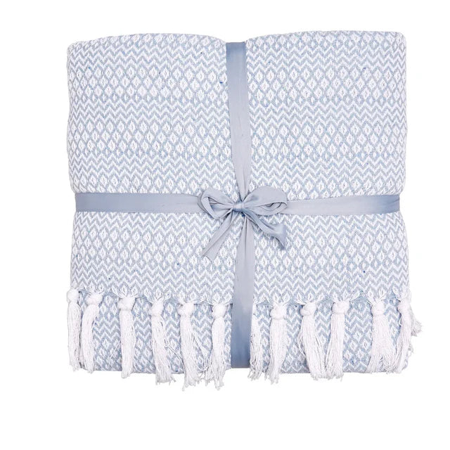 Karaca Home Levi Doppelpique, Hellblau