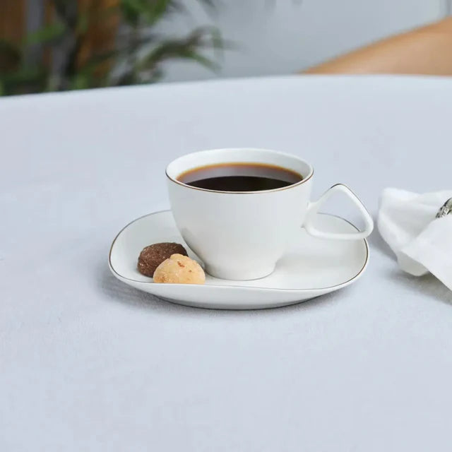 Karaca Streamline Middle Tea Cup Set für 6 Personen 200ml
