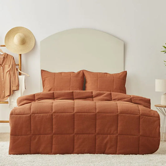 Karaca Home Muse Terracotta Doppelbettdecke Spring Comfort