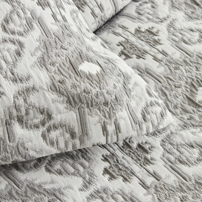 Karaca Home Neos Bettüberwurf 230x240cm, grau-weiß