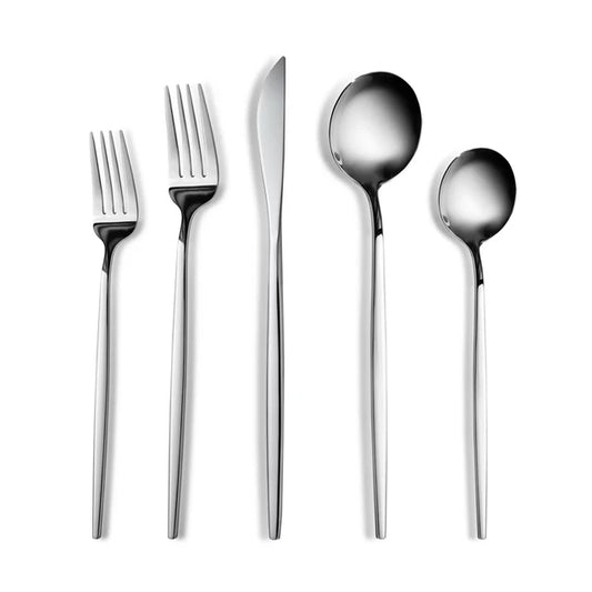 Karaca Orion Platin Besteckset für 6 Personen, 30-tlg