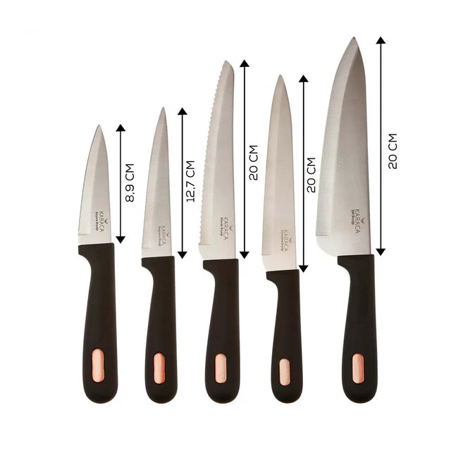 Karaca Overcut Messerblock, 6-tlg
