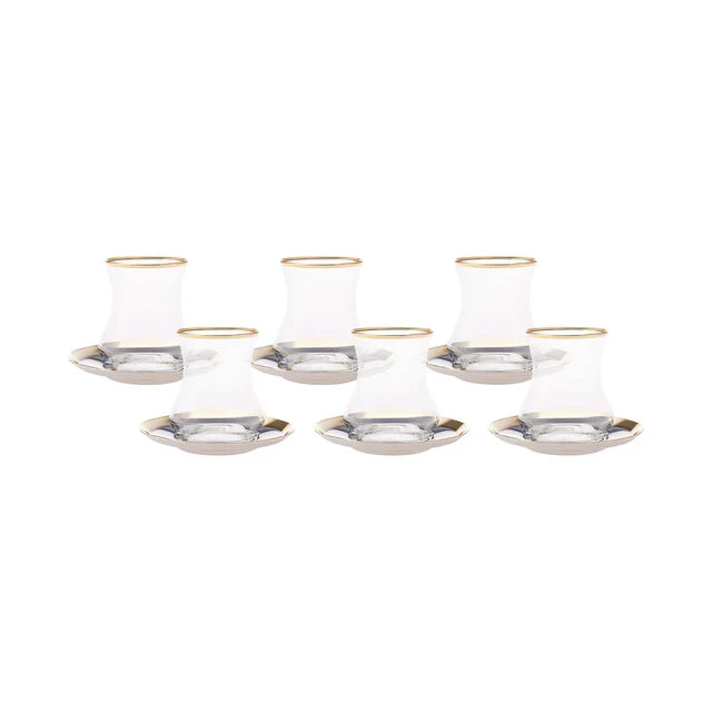 Karaca Pera Gold 18-teiliges Teeset