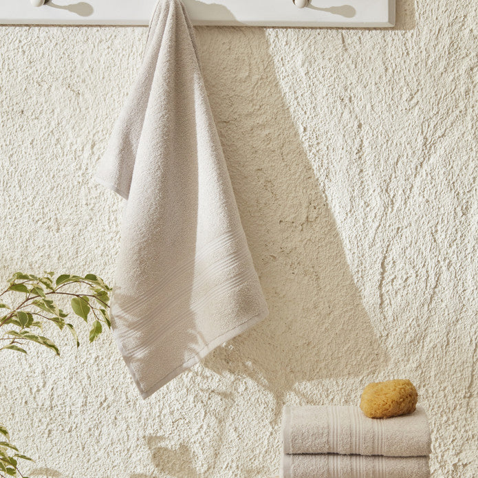 Karaca Home Road Handtuch-Set, Grau, 4tlg