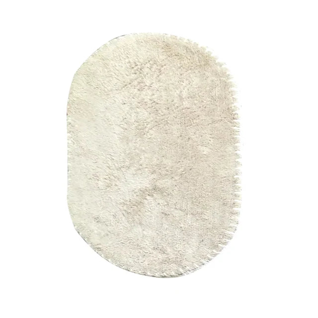 Karaca Roundie Badematte, Baumwolle, Hellgrau, 60x90 cm
