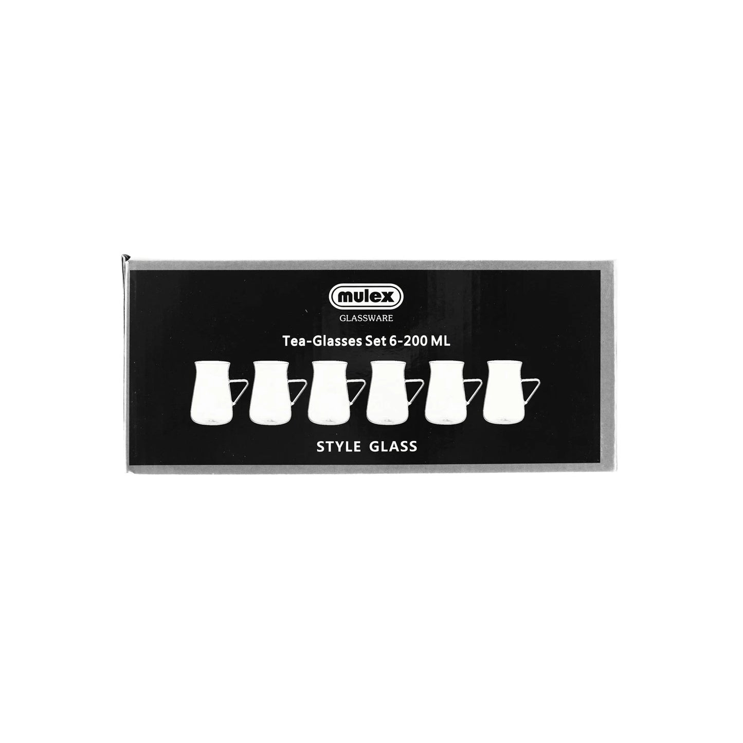 Mulex 6er Teeglas Set, 200ml