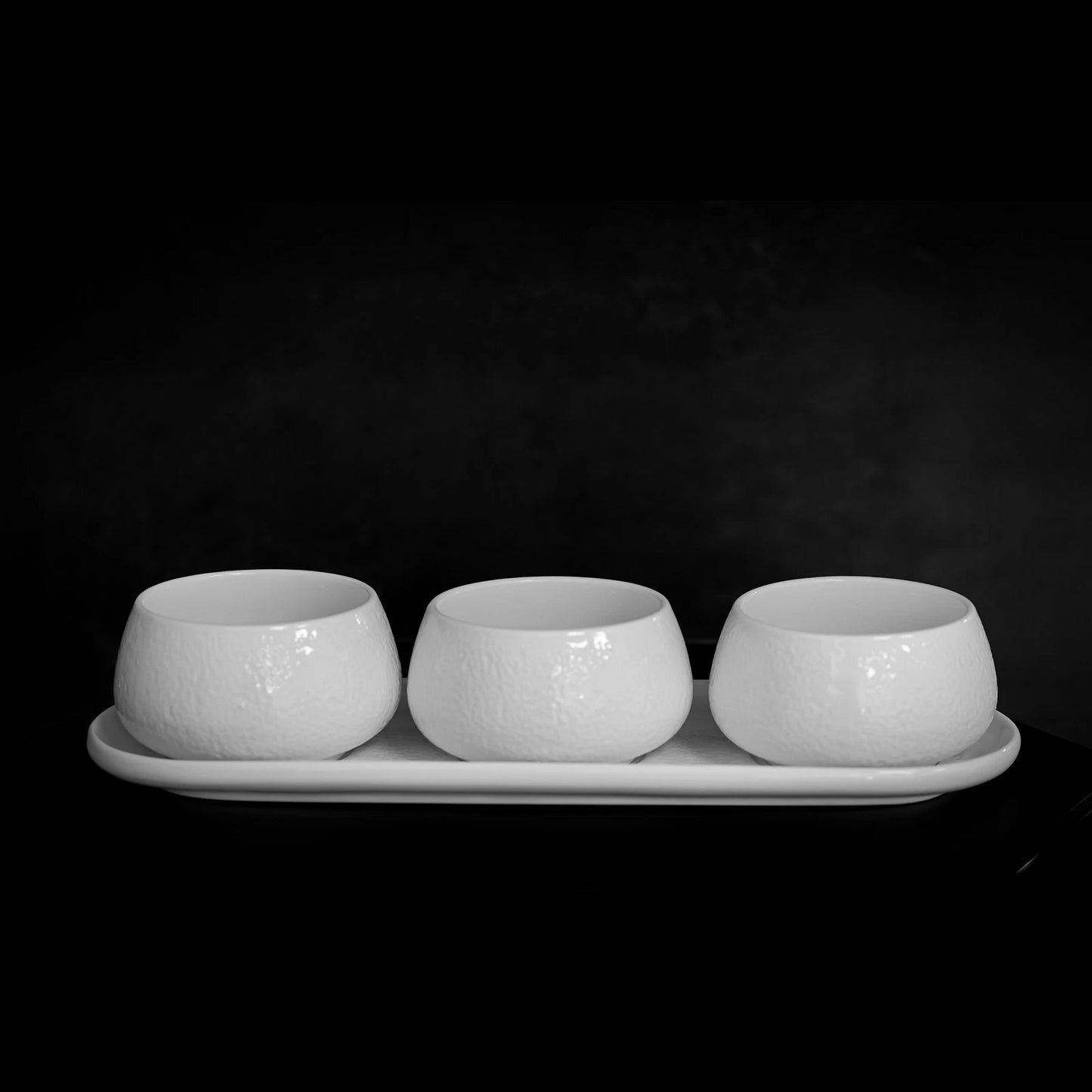 New Moon Snackschalen aus Porzellan, 4tlg