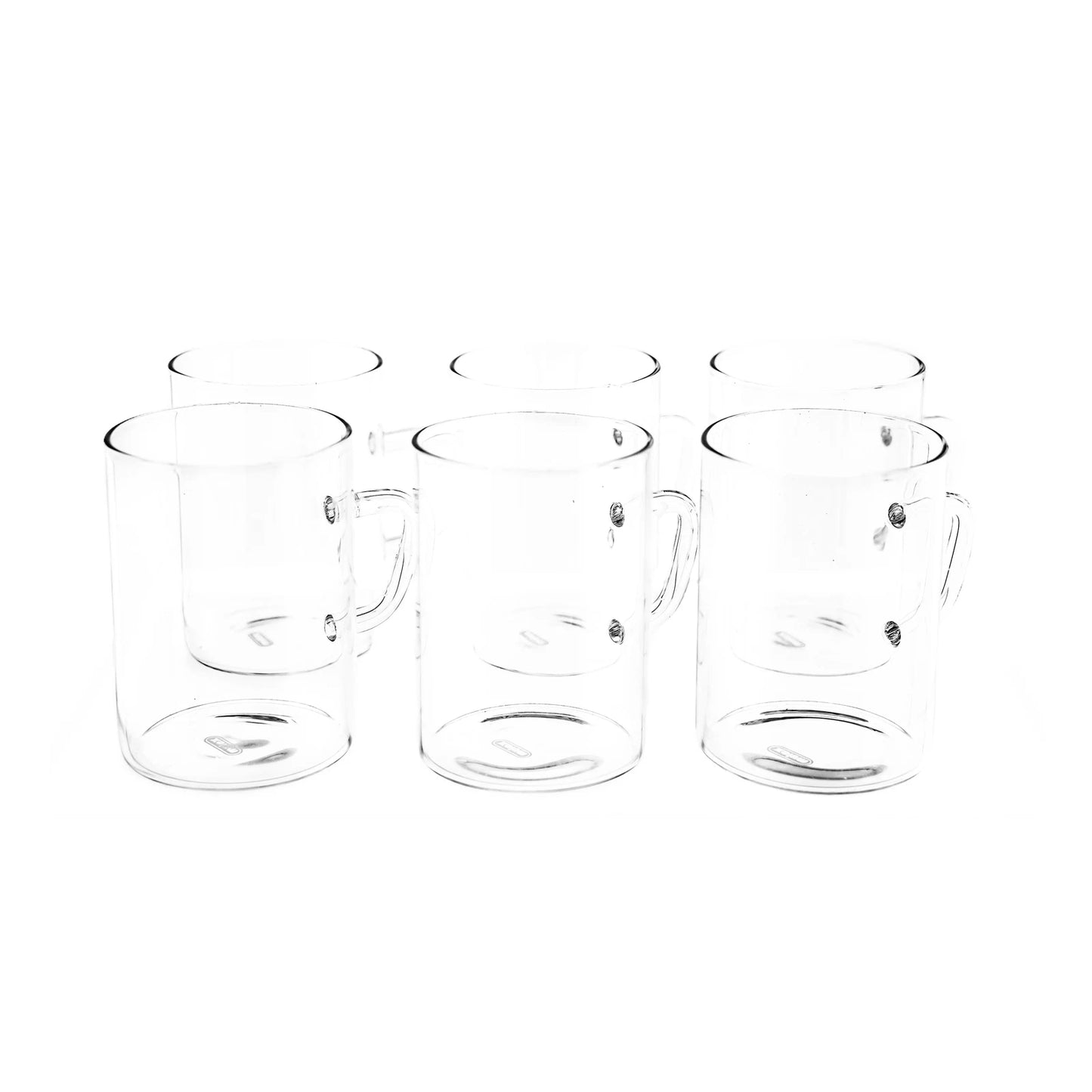 Mulex 6er Glas Set mit Henkel