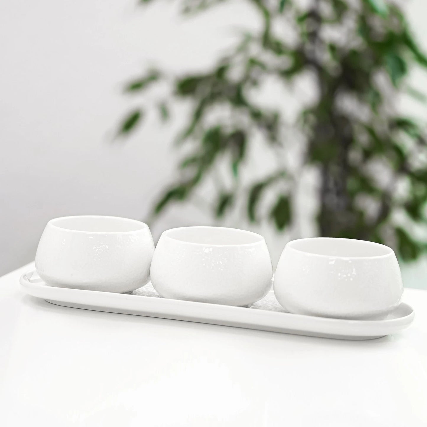 New Moon Snackschalen aus Porzellan, 4tlg