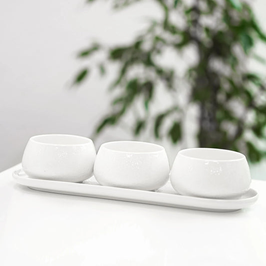 New Moon Snackschalen aus Porzellan, 4tlg