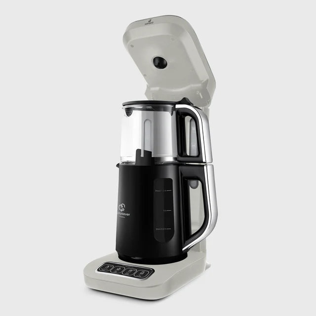 Karaca Caysever Robotea Pro 4 in 1 sprechender Teekocher, Wasserkocher und Filterkaffeemaschine, 2500W , Starlight