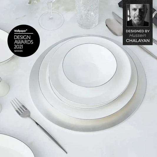 Karaca x Hussein Chalayan Streamline Sun Path Geschirrset für 12 Personen, 59-tlg