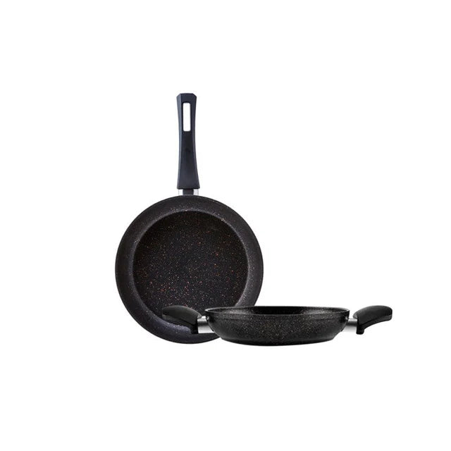 Karaca Biogranit Pfannen-Set, Schwarz/Gold, 2tlg
