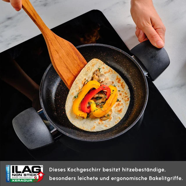 Karaca Biogranit Pfannen-Set, Schwarz/Gold, 2tlg
